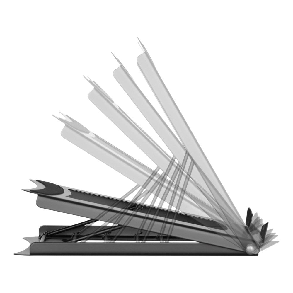Deltaco Foldbar Laptop / Tablet Stander - 5 Positioner - Mål: 10-15" - Grå