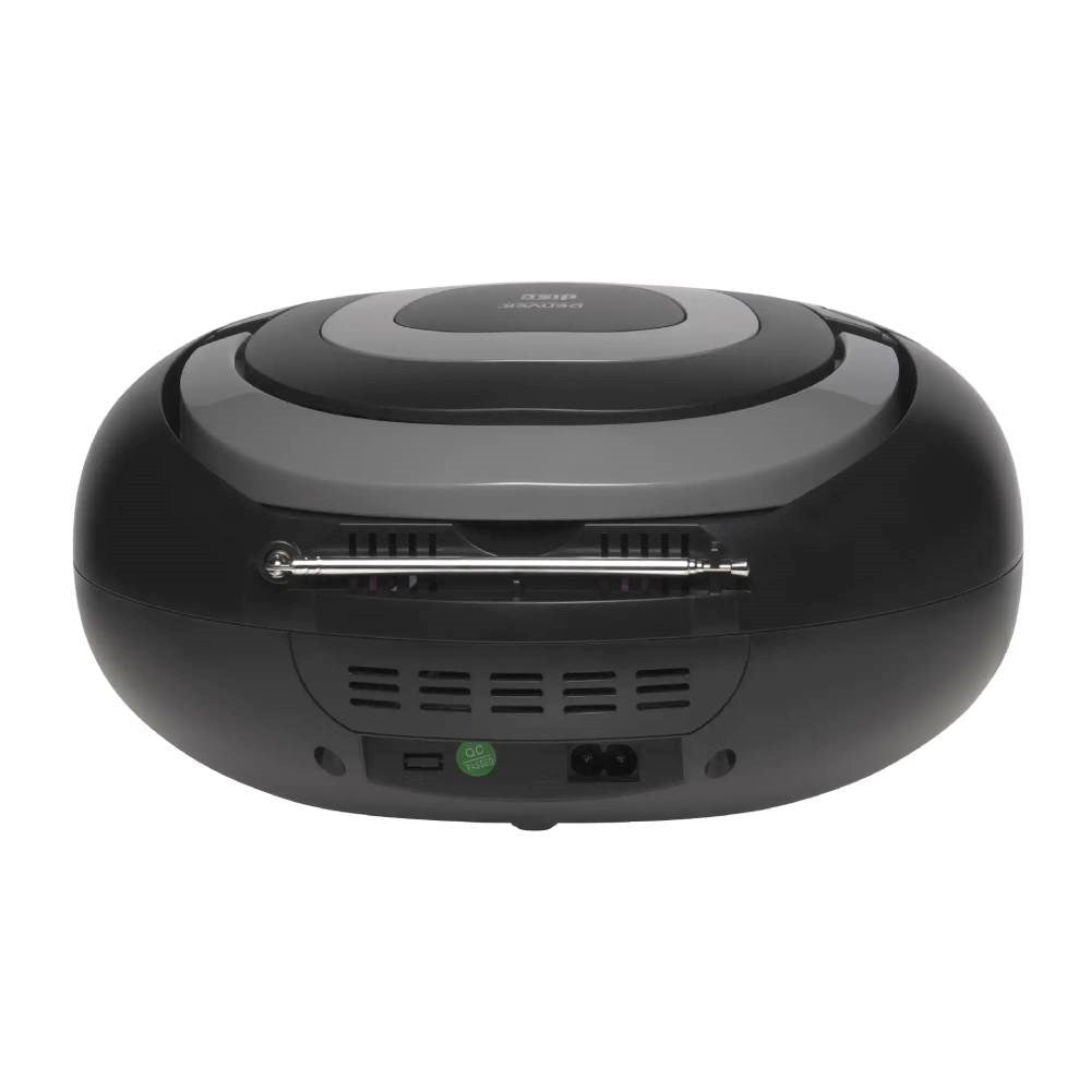 Denver TCL-212BTP Bluetooth Højttaler m. CD Afspiller - Sort / Grå