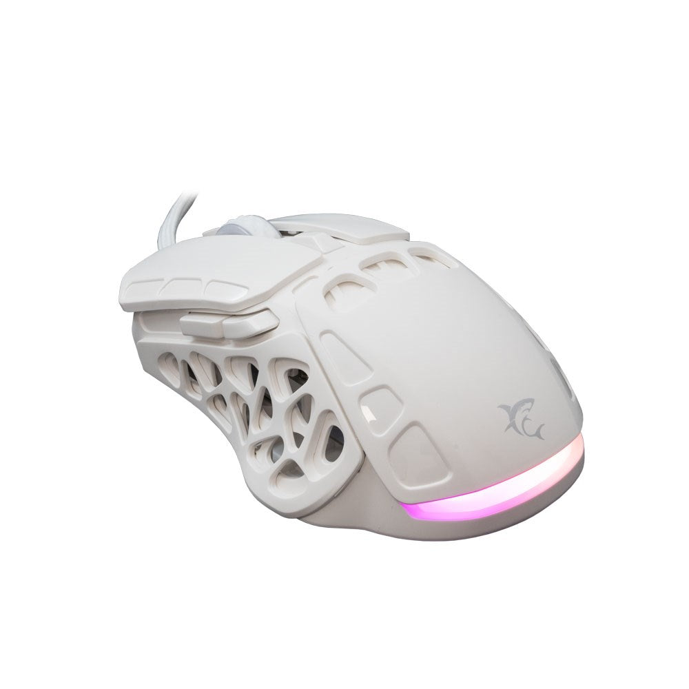 White Shark ECTOR Gaming Mus - 7D / 12400 DPI - Hvid