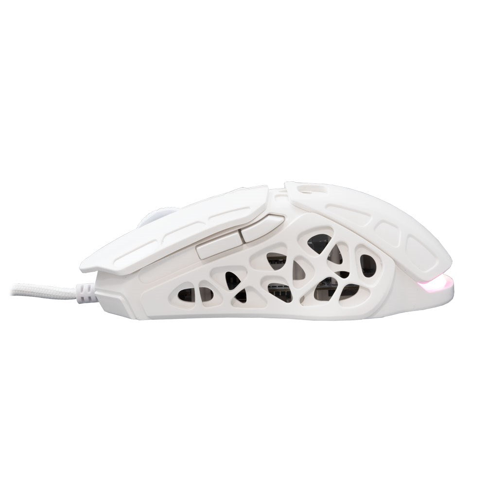 White Shark ECTOR Gaming Mus - 7D / 12400 DPI - Hvid