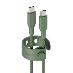empower by PanzerGlass Racing 60W USB-C til USB-C Kabel - 1.2m - Sage