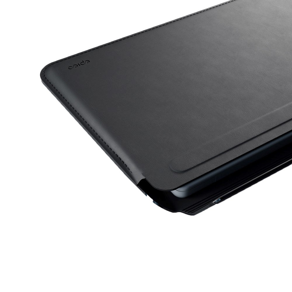 Epico Læder MacBook / Laptop Sleeve 14" (32 x 22,5 cm) - Sort