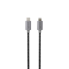 Epico Braided USB-C til Lightning Kabel PD 60W - 1.8m - Space Grey