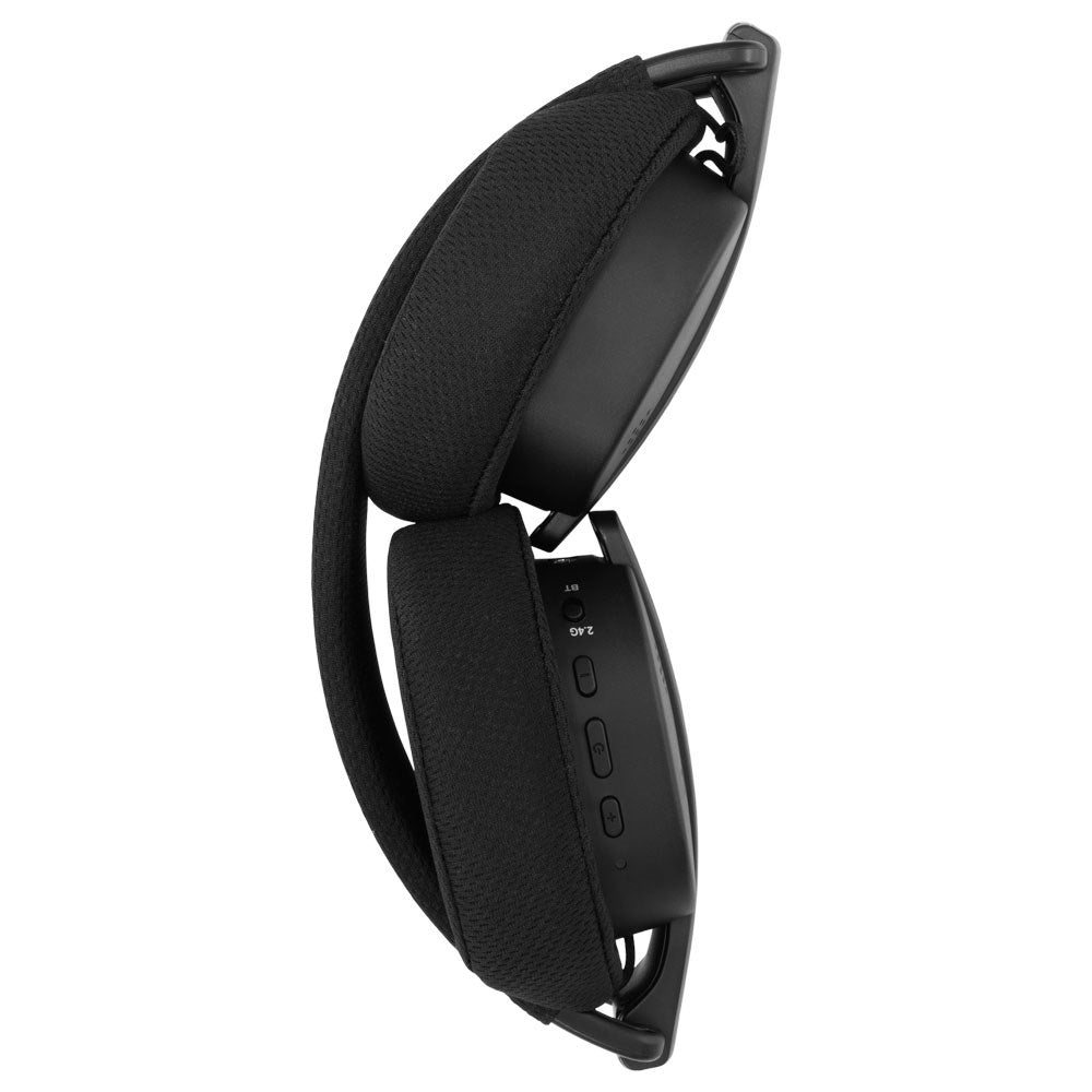 White Shark FIRECREST Trådløs Over-Ear Gaming Headset - Sort