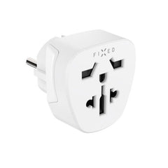 Fixed Rejse Adapter til EU / UK / USA / AUS - Hvid