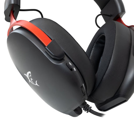 White Shark FOX Over-Ear Gaming Headset - Sort