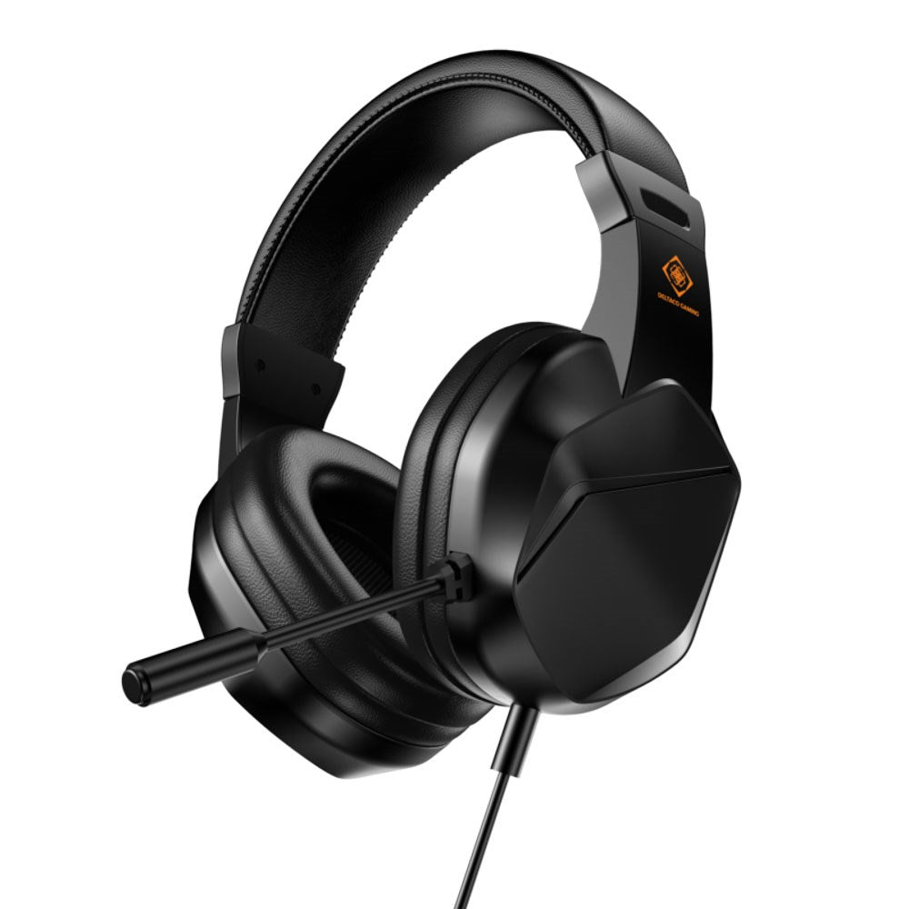 Deltaco 4-i-1 Gaming Sæt m. Headset / Tastatur / Mus / Musemåtte - Sort