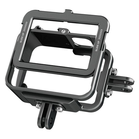 TELESIN Metal Cage til GoPro Hero 9 / 10 / 11 / 12 / 13 - Grå