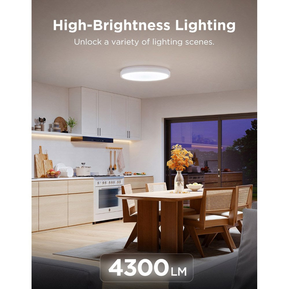 Govee Round Smart Ceiling Light - 15" - Hvid