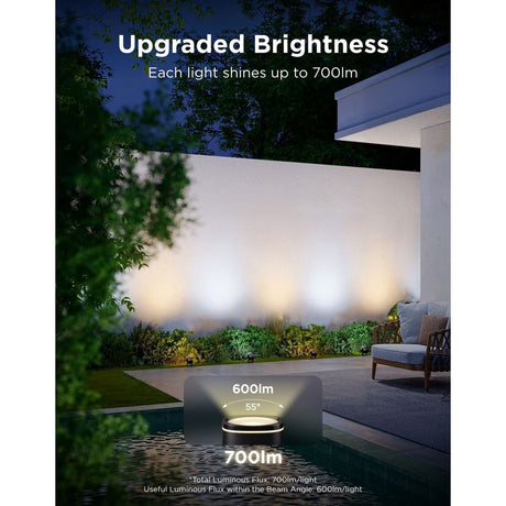 Govee Outdoor Spotlights m. Multimontering - 2 stk. - Sort
