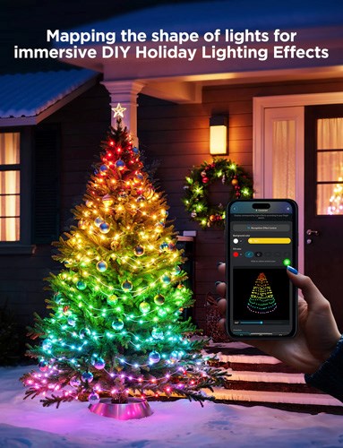 Govee Julelys String RGB LED-Lys - 20M - Grøn