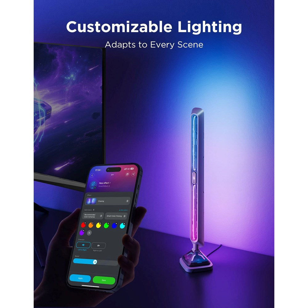 Govee Smart Gaming Light Bars Pro - Tresidet - Gennemsigtig / Metal