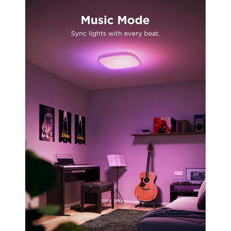 Govee Square Smart Ceiling Light - 12" - Hvid