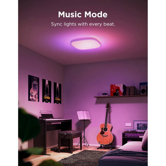 Govee Square Smart Ceiling Light - 12" - Hvid