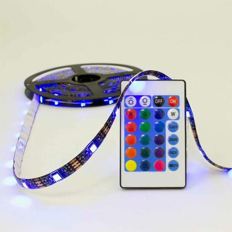 White Shark HELIOS Gaming LED Lysstrimmel - 5m - Sort