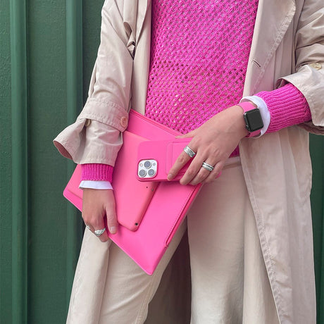 iPad Air (2022 / 2020) Holdit Silikone Cover - Bright Pink