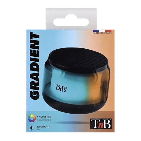 T'NB Gradient LED Bluetooth Højtaler - Sort