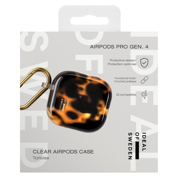 iDeal of Sweden AirPods (4. Gen.) Clear Case m. Karabinhage - Tortoise