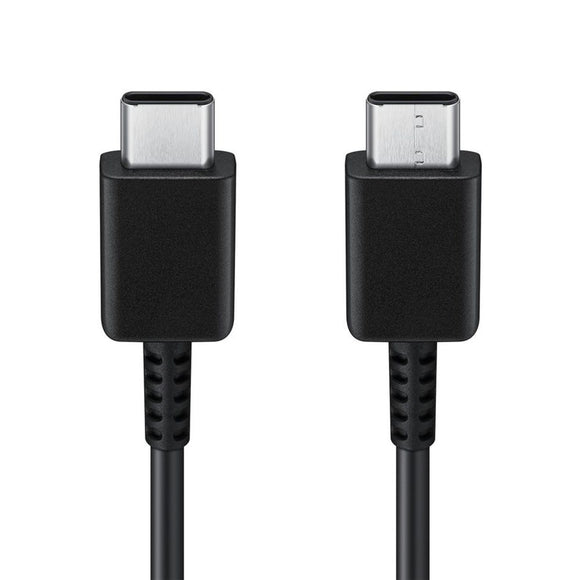 Original Samsung USB-C til USB-C Kabel 25W (3A) - EP-DA705BBE - 1m - Sort