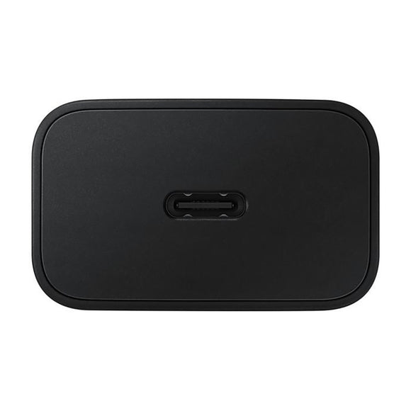 Original Samsung Power Fast Charger 15W Vægoplader m. USB-C til USB-C Kabel - Sort