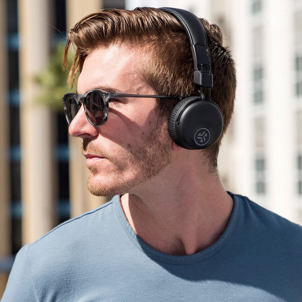 JLab Studio ANC Wireless On-Ear Høretelefoner m. Active Noise Cancelling - Sort