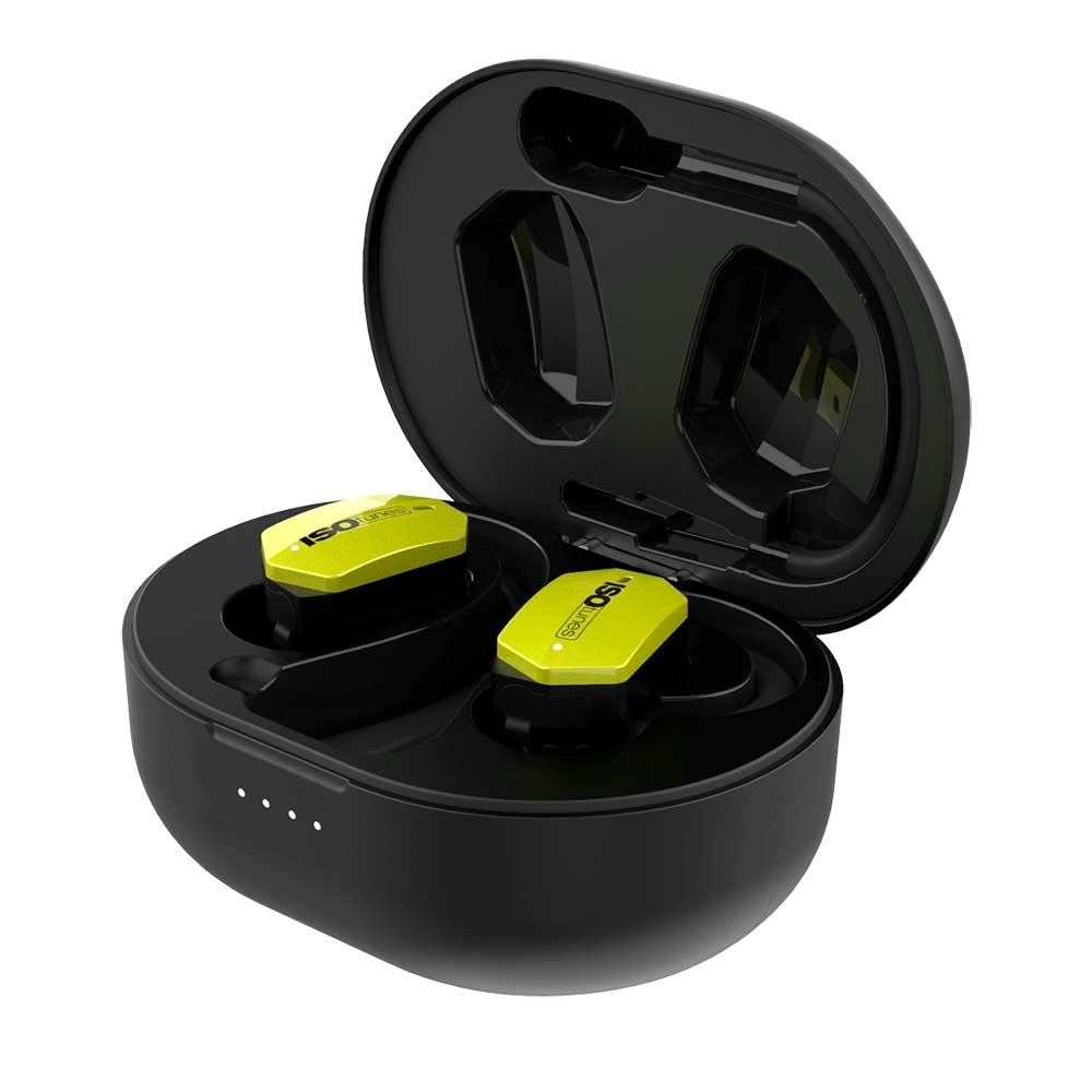 ISOtunes ULTRACOMM Aware EN352 True Wireless Høreværn m. Bommikrofon - Sort / Gul