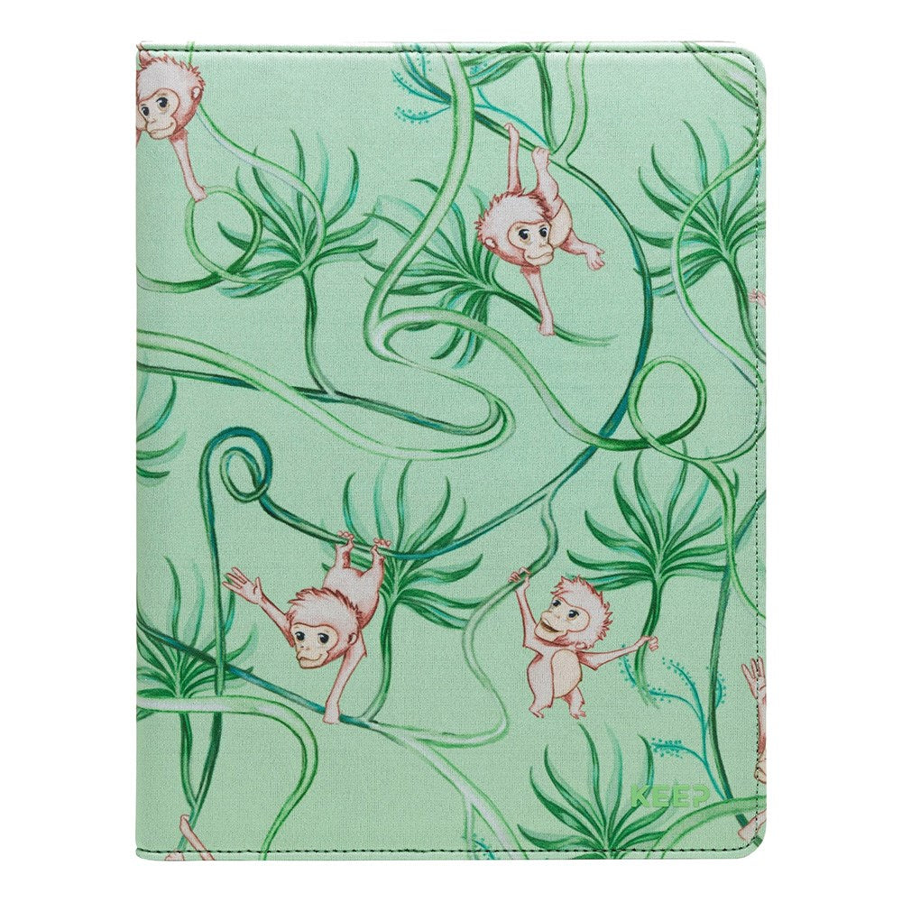 Trunk iPad 10.2" (2021 / 2020 / 2019) / Air (2019) Flip Cover m. Abe Design - Grøn