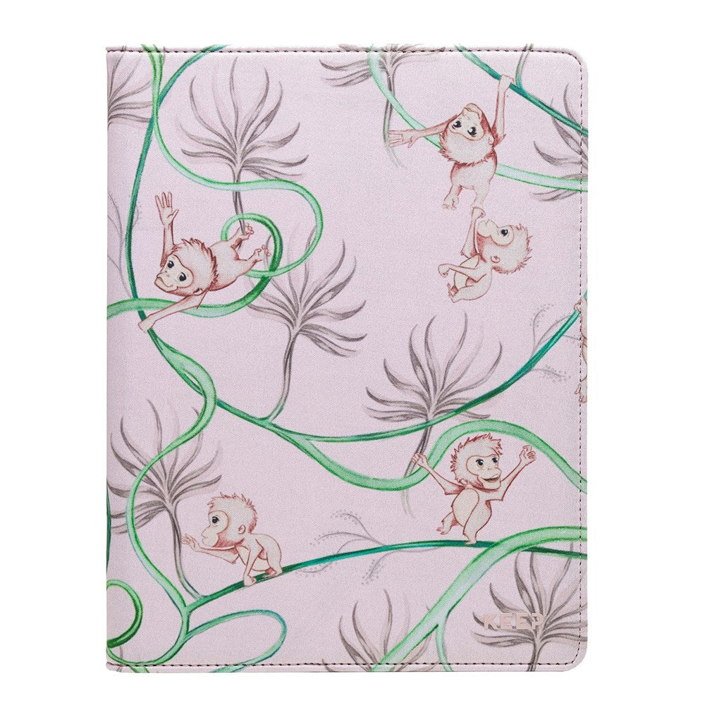 Trunk iPad 10.2" (2021 / 2020 / 2019) / Air (2019) Flip Cover m. Abe Design - Lyserød