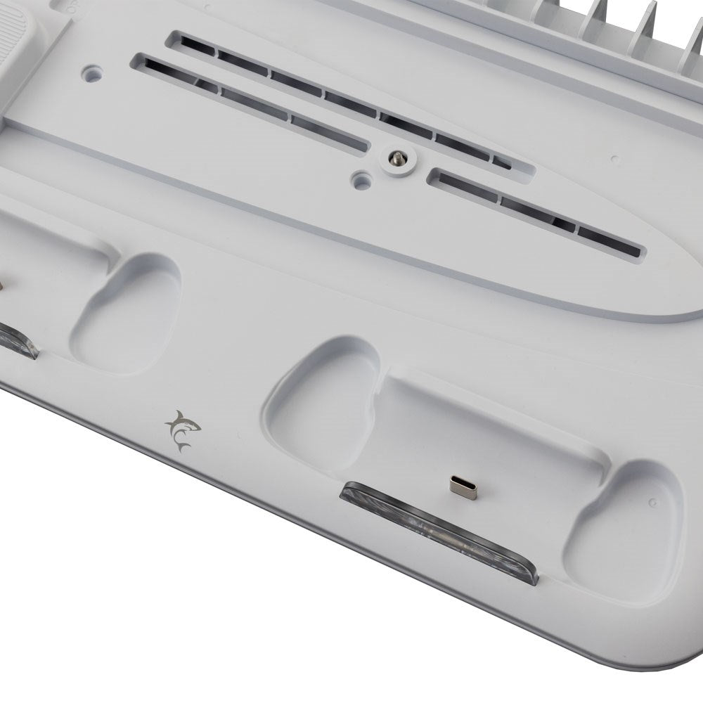 White Shark KIMURA 2 Multifunktionel Stander til PS5 - Hvid