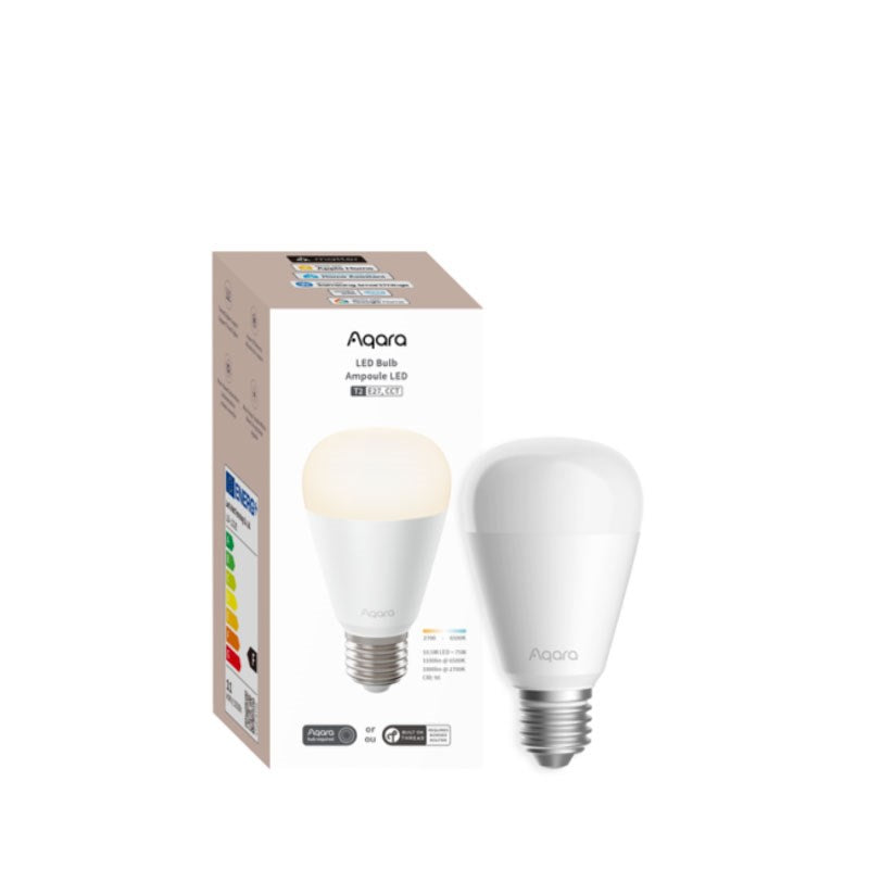 Aqara Smart Light LED Pære T2 (CCT, E27) - Hvid