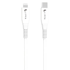 Lippa USB-C til Lightning Kabel 15W - 2m - Hvid