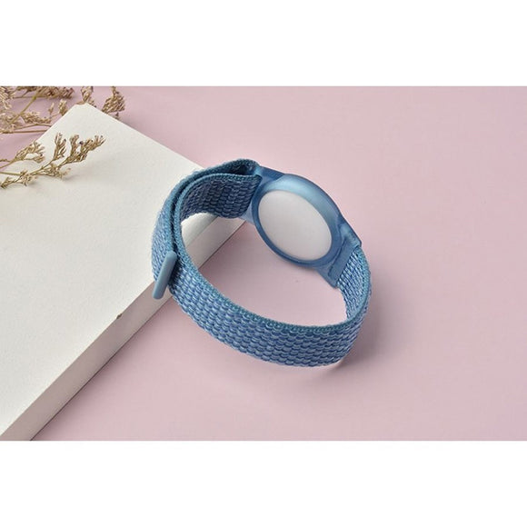 Lippa Justerbart Nylon Armbånd til AirTag 1. & 2. Gen. - Blå