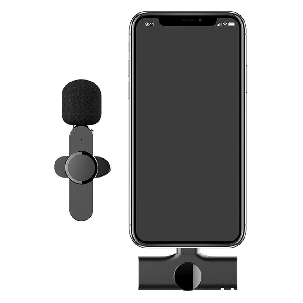 Lippa Trådløs Mikrofon m. USB-C - 2. stk - Sort