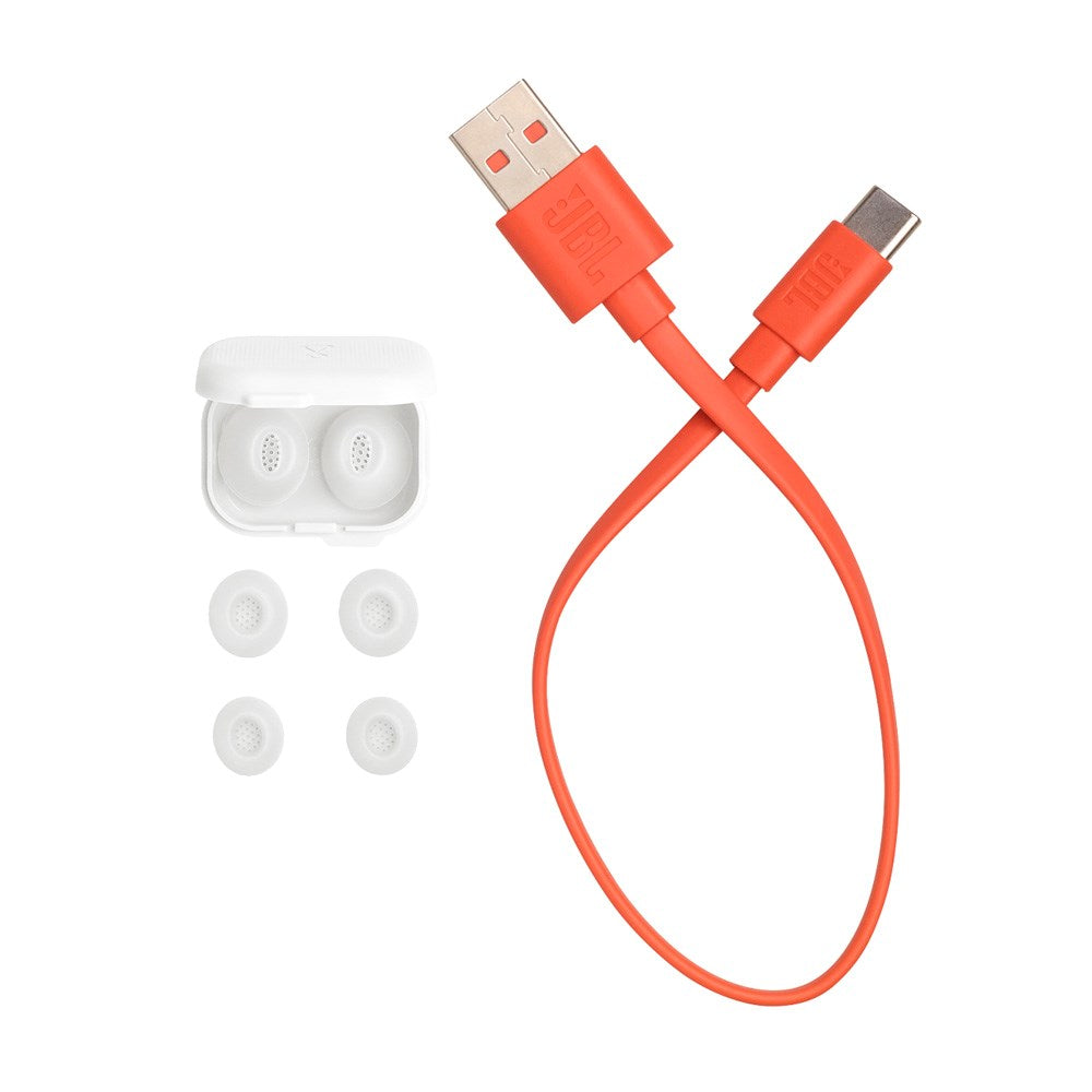 JBL TUNE FLEX 2 - True Wireless Headset In-Ear - Adaptiv Støjreduktion - Hvid