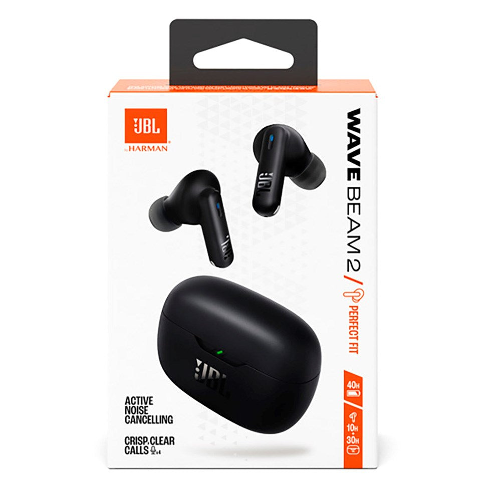 JBL Wave Beam 2 True Wireless Høretelefoner - In-Ear - Sort