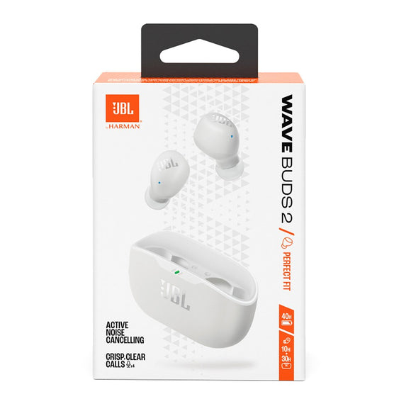 JBL Wave Buds 2 True Wireless Høretelefoner - Hvid