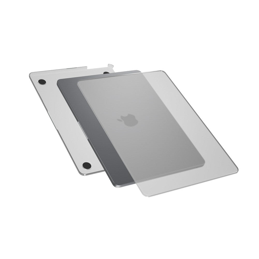 MacBook Air 15" M5/M4/M3/M2 (2026-2023) Epico Slim Shell - Mat Grå - (DEMO)