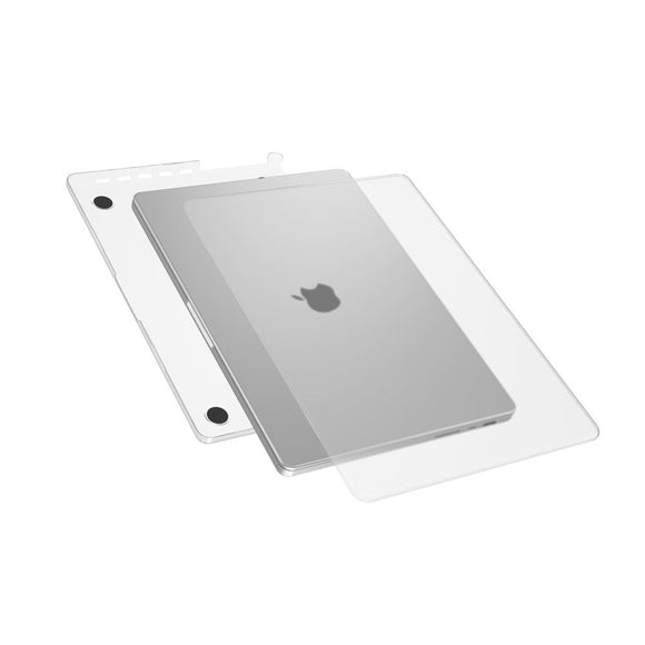 MacBook Pro 14" M5/M4/M3/M2/M1 (2026-2021) Epico Slim Shell - Mat Gennemsigtig