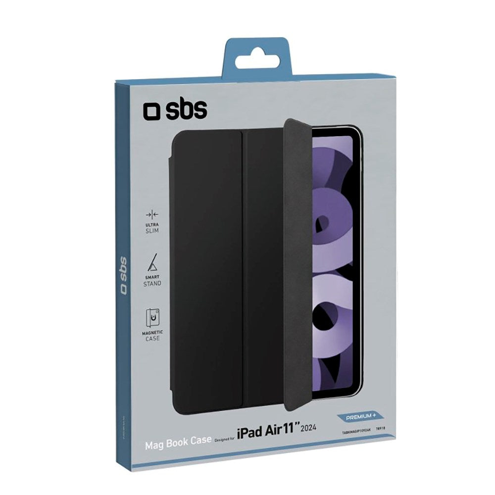 SBS iPad Air 11" (2026 / 2025 / 2024) Magnetic Silicone Book Cover - Blå