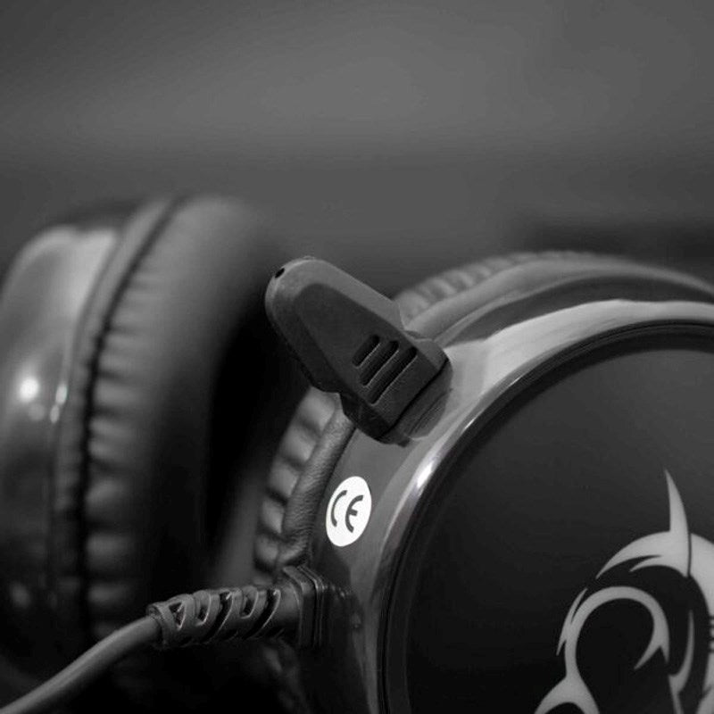 White Shark MARGAY On-Ear Gaming Headset - Sort