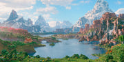Banner for mærket Minecraft