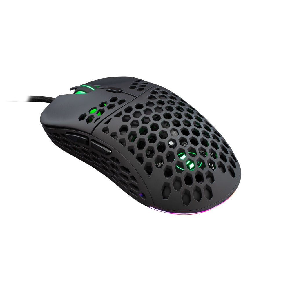 White Shark NAGINATA Gaming Mus - 6D / 16000 DPI - Sort