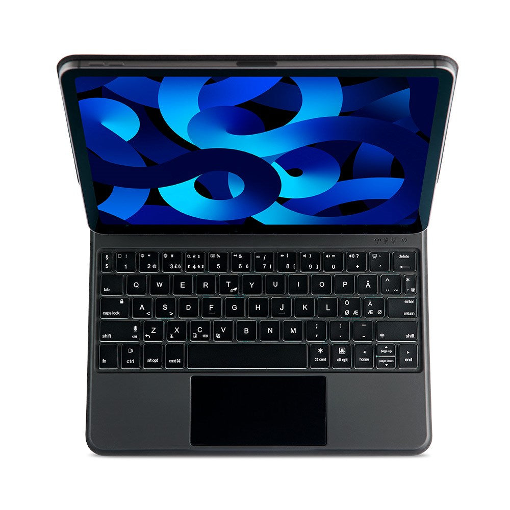 iPad Air / Pro Xceed CoverKey Wireless Keyboard m. Case (XCCK09SCBLK) - Nordic layout - Black