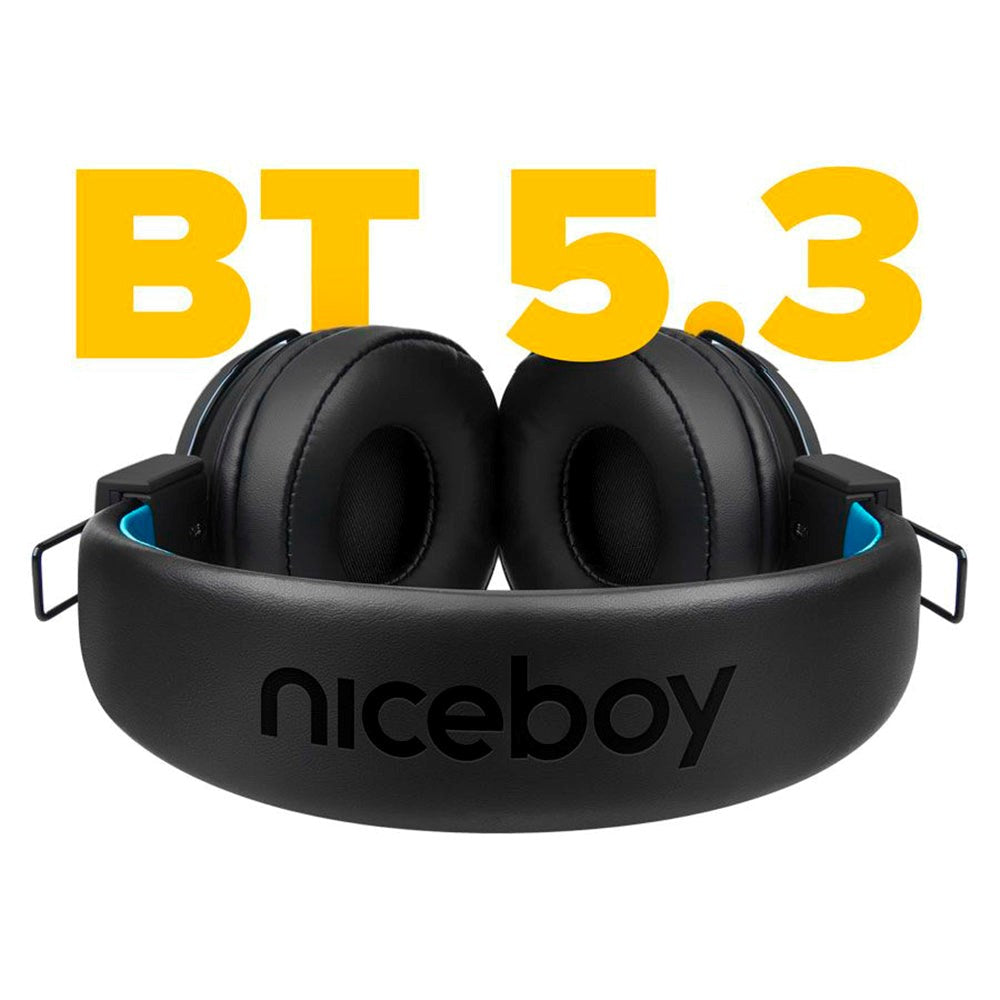 Niceboy Hive JOY 3 On-Ear Bluetooth Hovedtelefoner - Blå / Sort