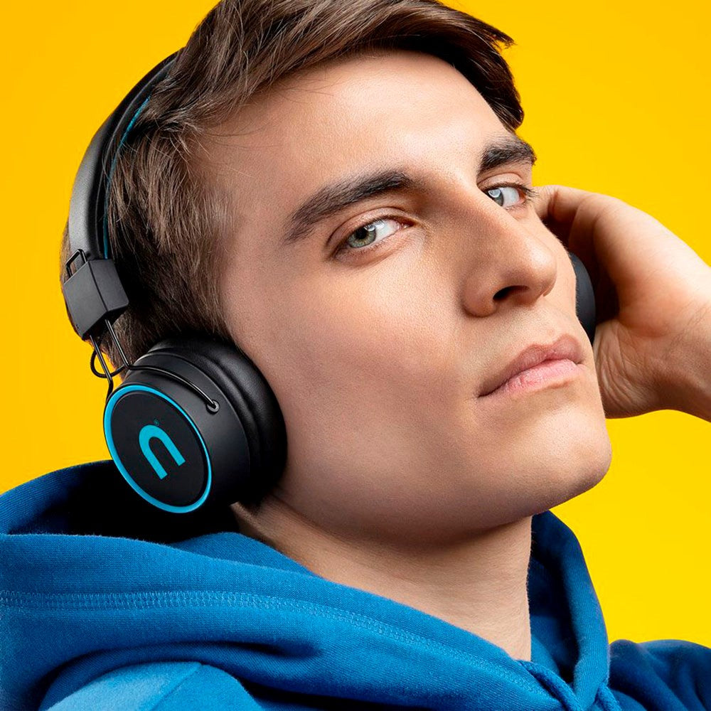 Niceboy Hive JOY 3 On-Ear Bluetooth Hovedtelefoner - Blå / Sort