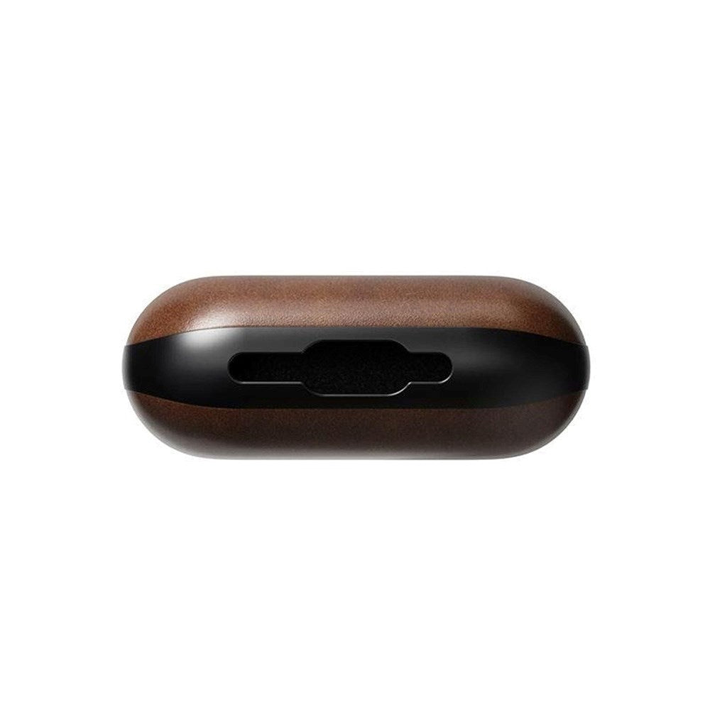 AirPods Pro (3. gen.) Nomad Modern Horween Leather Cover - Brun