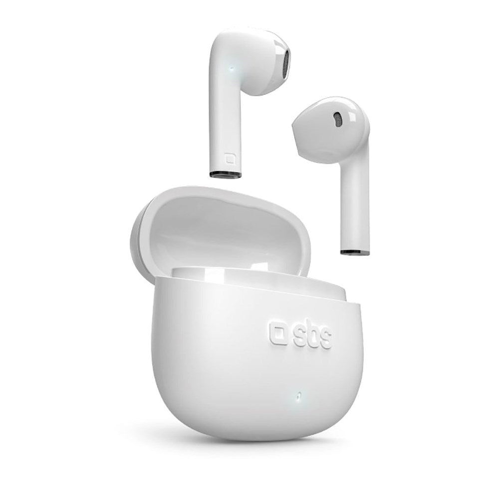 SBS One Color True Wireless In-Ear Høretelefoner - Hvid