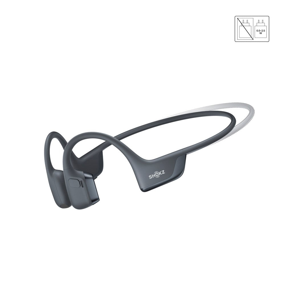 Shokz OpenRun Mini - Trådløs Bluetooth Sport Hovedtelefoner m. USB-C Opladning - Sort