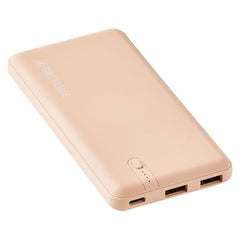 GreyLime 12W Ocean 10.000 mAh - PowerBank 2x USB-A - Sandfarvet