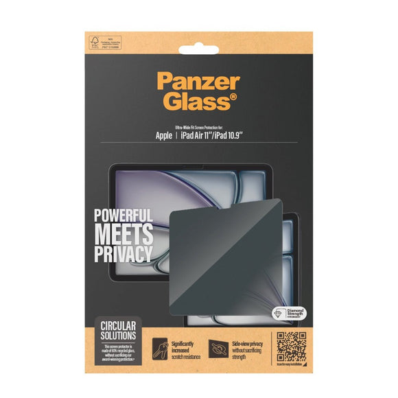 PanzerGlass Privacy Screen Protector til Apple iPad Air 11'' / iPad 10.9'' - Ultra-Wide Fit